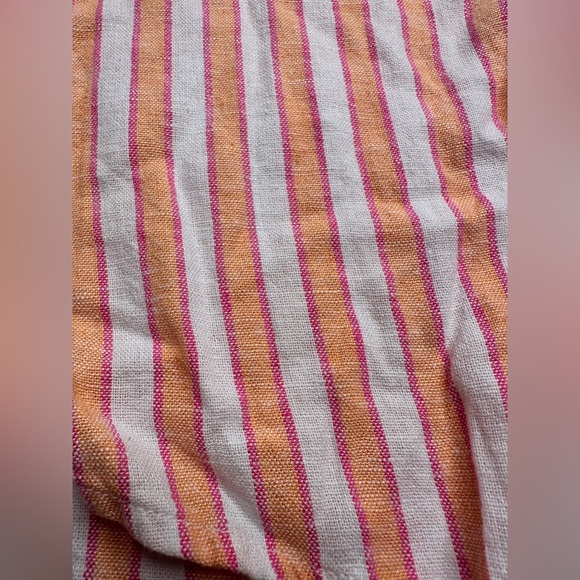 Universal Thread Women Size XS Long Sleeve Collared Striped Button Up Shirt - Picture 6 of 7